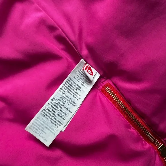 J. Crew Red Puffer Jacket with Pink Lining - Picture 5 of 6